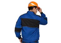 Θερμή ασφάλεια σακακιών εργασίας των λειτουργικών βαρέων καθηκόντων ατόμων με την αντανακλαστική διοχέτευση με σωλήνες