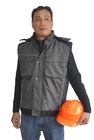 Classic Warm Winter Work Jackets Oxford Material With Detachable Sleeves