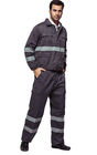 Βιομηχανικές στολές εργασίας αντίστασης Pilling με το διπλό ράψιμο και το πίσω ελαστικό